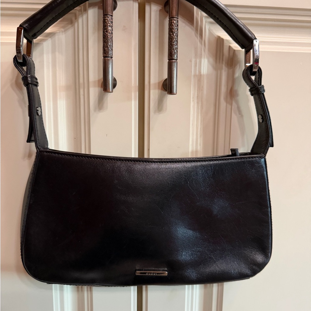 GUCCI Leather Shoulder Bag